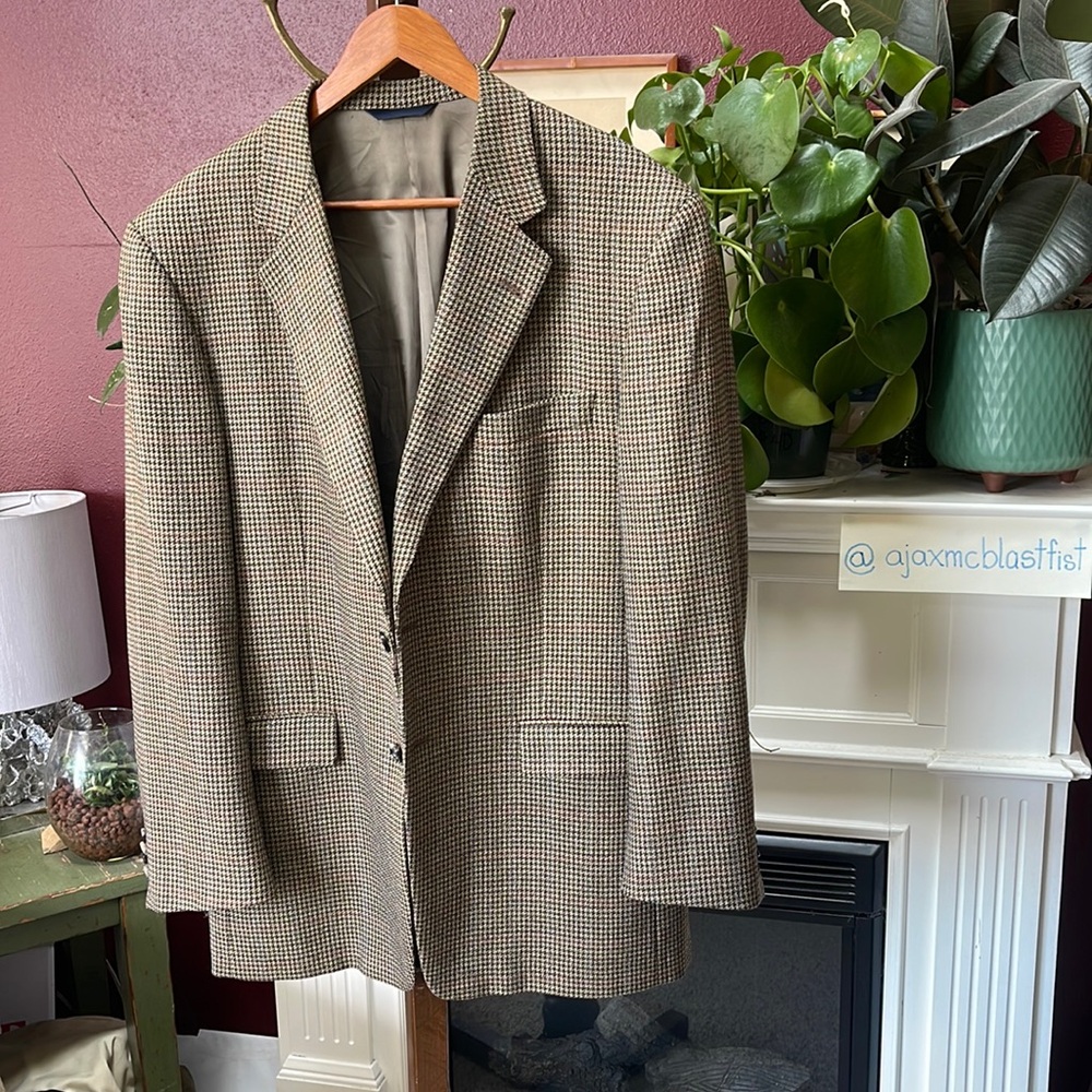 Burberry Vintage Houndstooth Blazer
